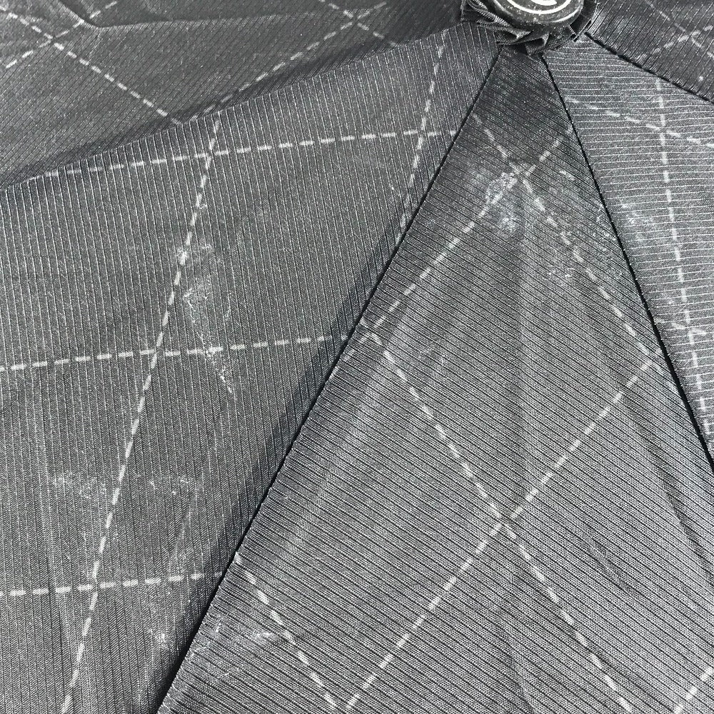 CHANEL CC Coco Mark Bicolor Folding Umbrella with Chain Case, Chain Pouch, Umbrella, Nylon, Unisex, Black