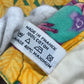 HERMES Vintage Bird Pattern Floral Pattern Bag Tote Bag Shoulder Bag Cotton Unisex Green