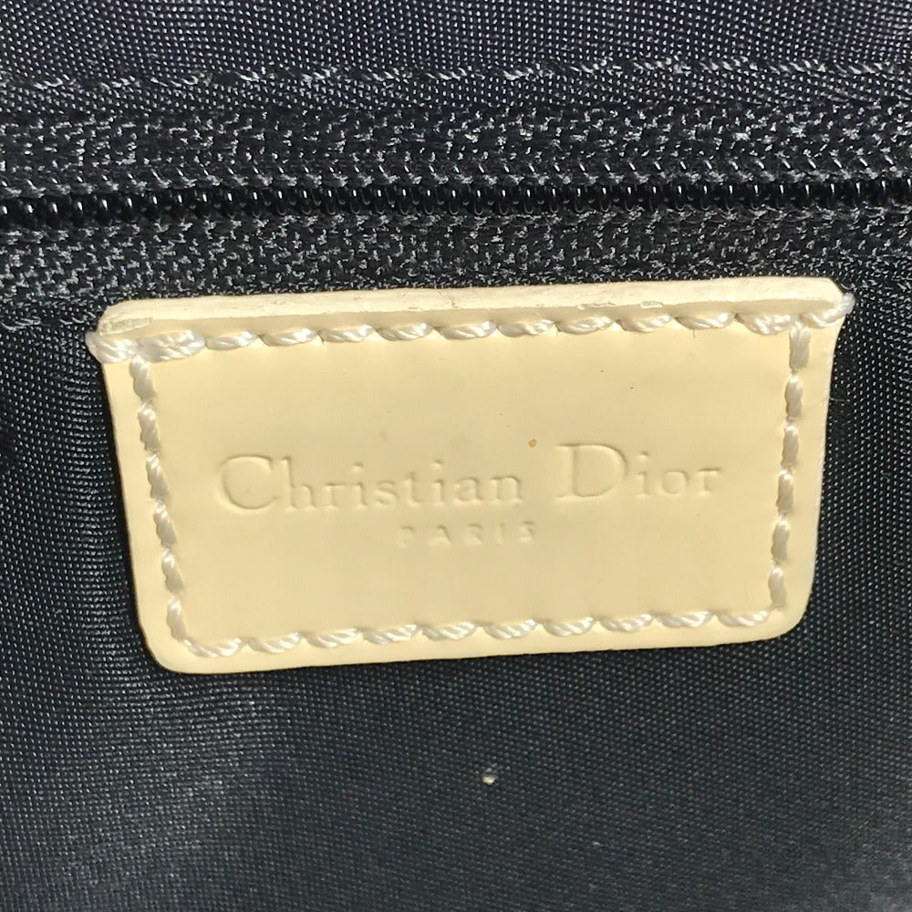 Dior Vintage Trotter Logo NO2 Bag Crossbody Pochette Shoulder Bag PVC/Canvas/Suede Unisex Black