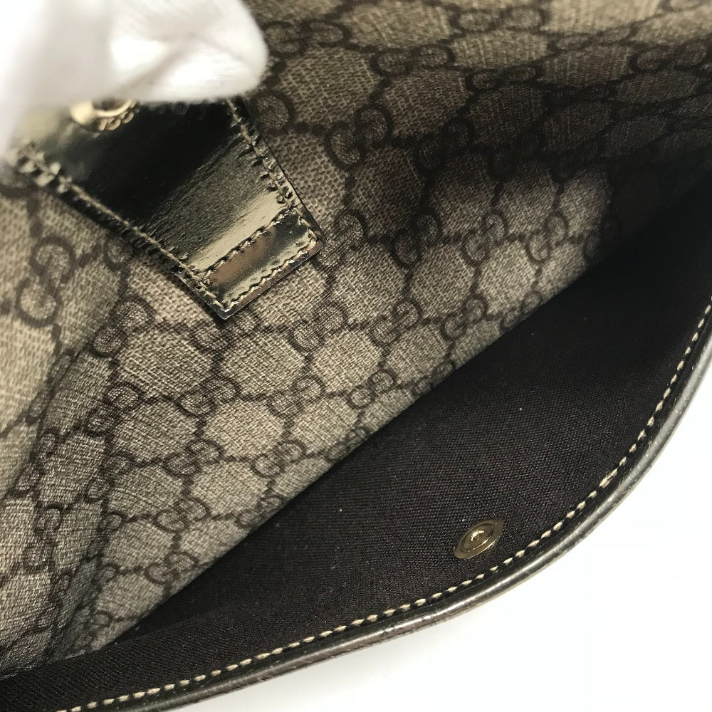 GUCCI 190258 GG Logo Shoulder Bag Handbag Shoulder Bag GG Supreme Canvas Unisex Beige