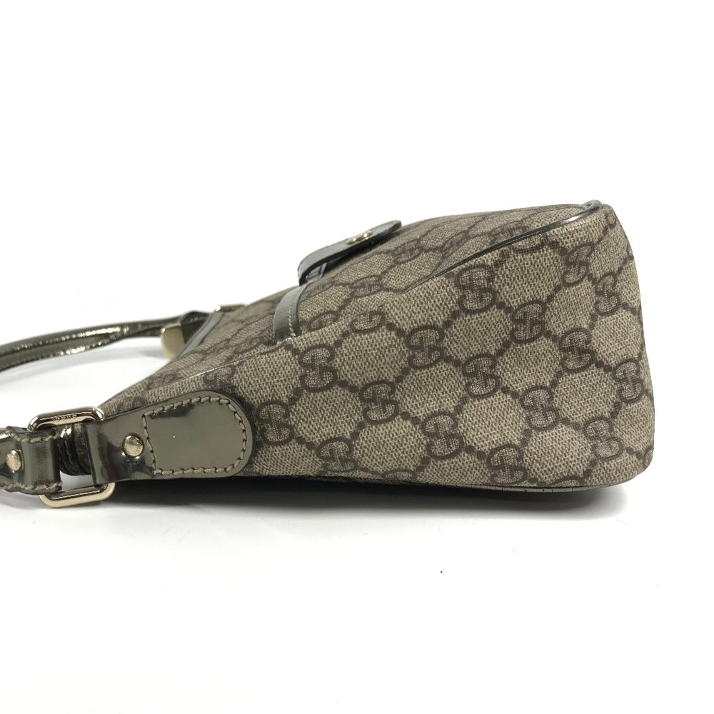 GUCCI 190258 GG Logo Shoulder Bag Handbag Shoulder Bag GG Supreme Canvas Unisex Beige