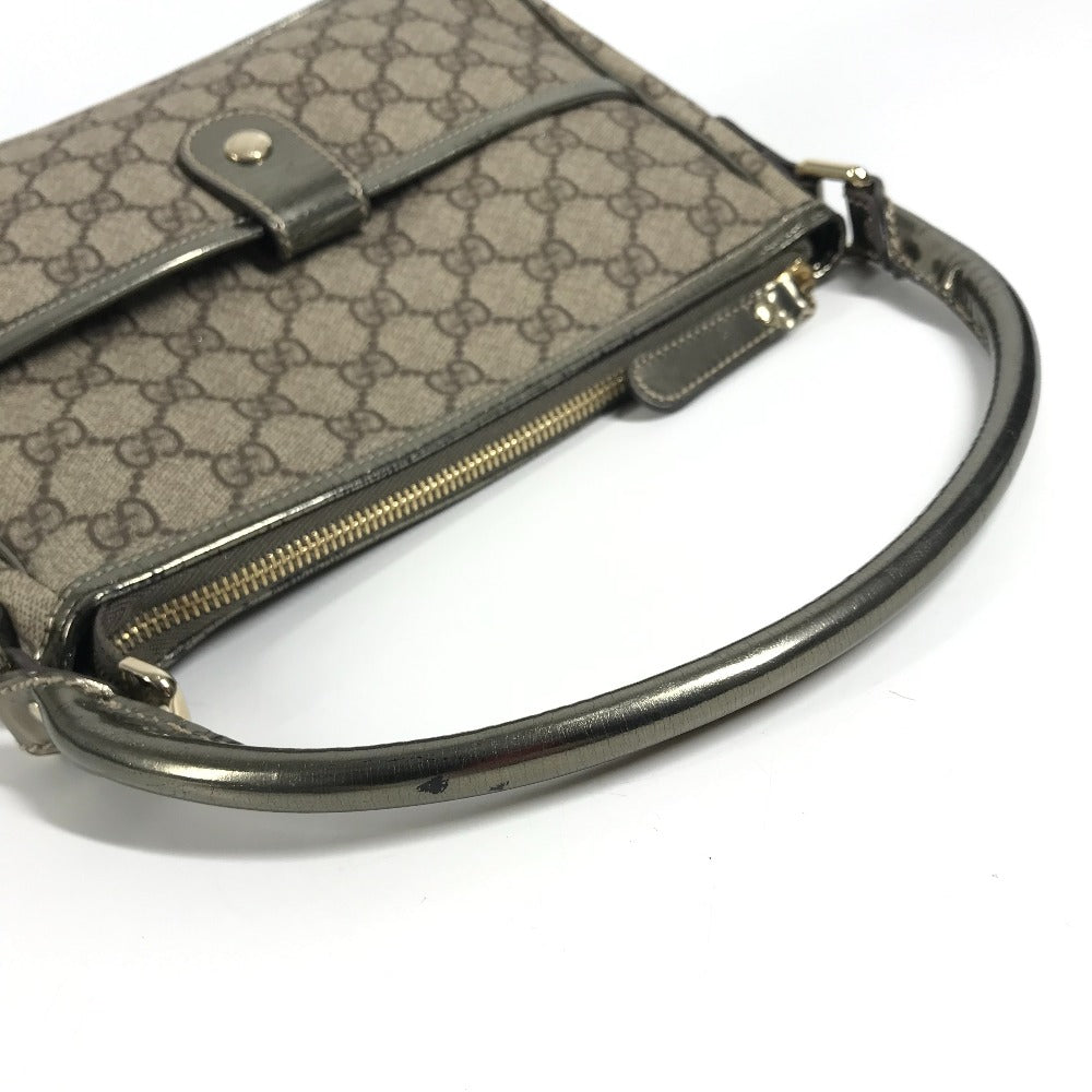 GUCCI 190258 GG Logo Shoulder Bag Handbag Shoulder Bag GG Supreme Canvas Unisex Beige