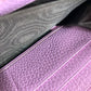 GUCCI 499337 BOSCO กระเป๋าสตางค์ใบยาวซิปรอบ หนัง ยูนิเซ็กส์ สีชมพู