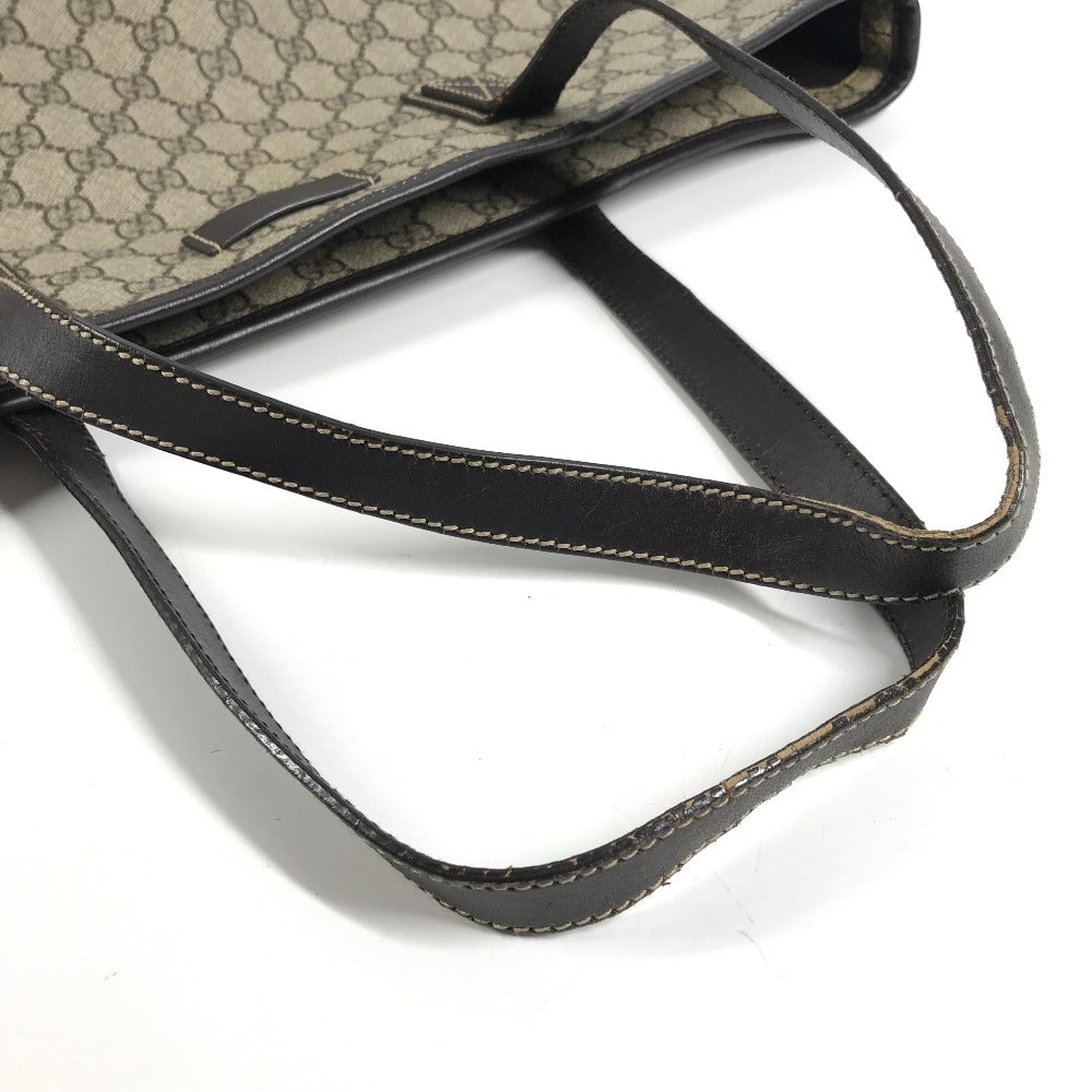 GUCCI 211137 GG Logo Shoulder Bag Tote Bag Shoulder Bag GG Supreme Canvas Unisex Beige
