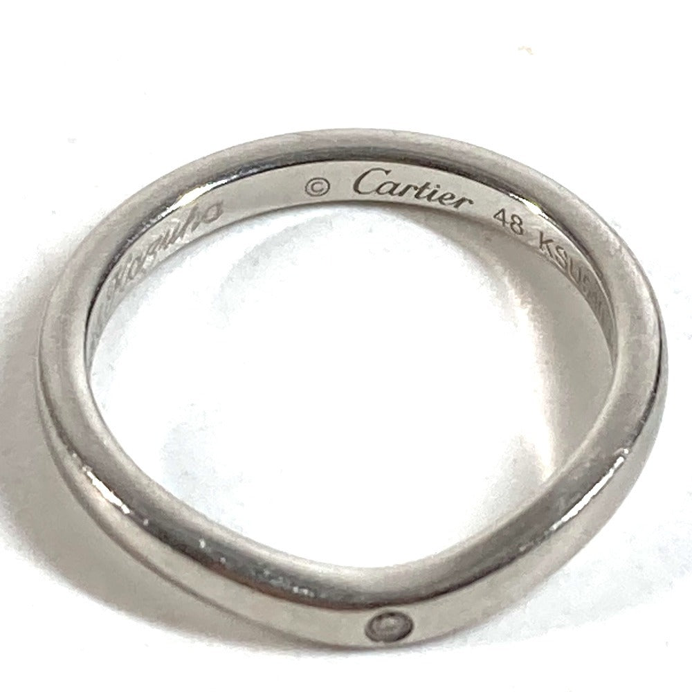 CARTIER แหวนเพชร Ballerine 1PD เครื่องประดับ แพลทินัม รุ่น Pt950 สำหรับผู้หญิง สีเงิน