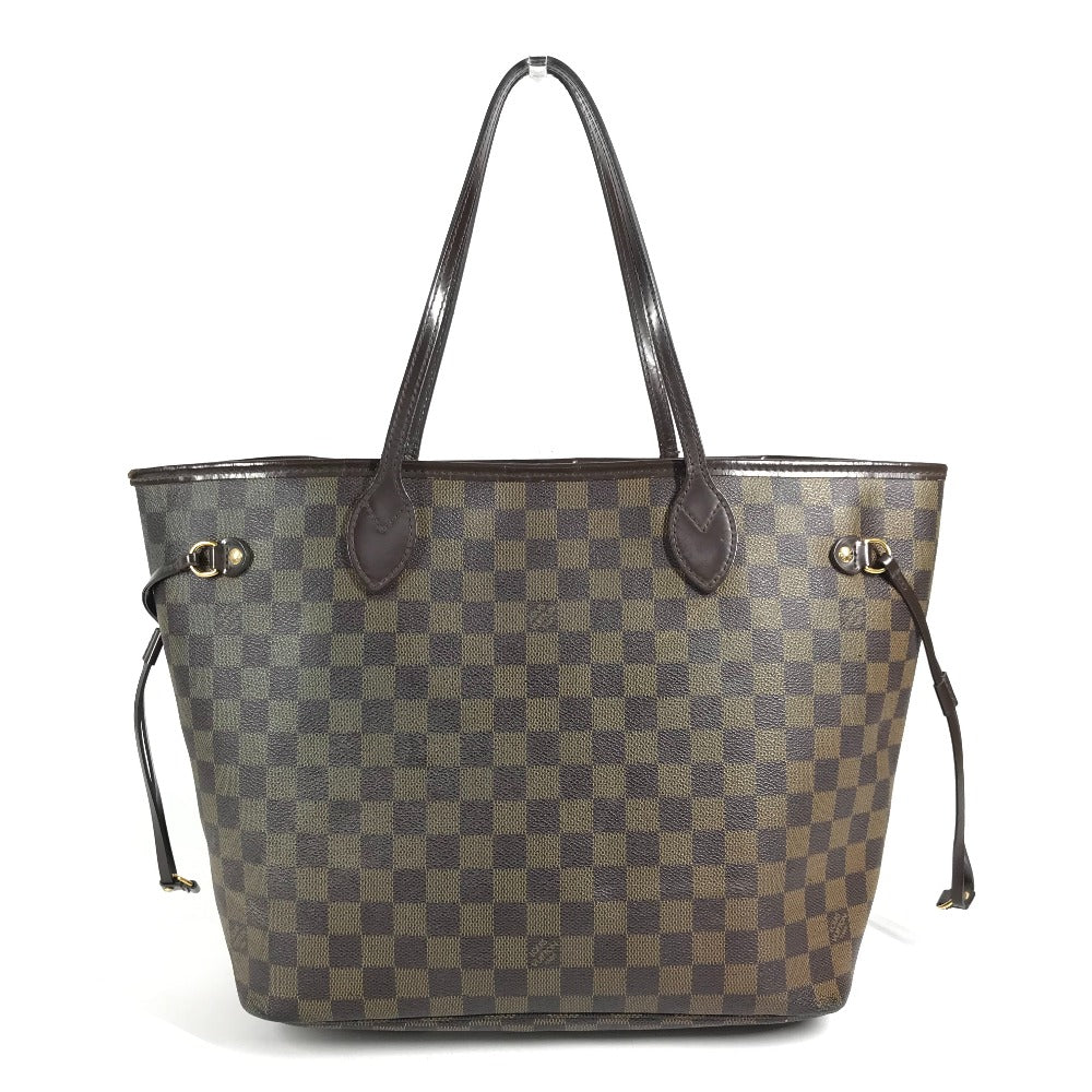 LOUIS VUITTON N51105 Damier Neverfull MM Neverfull MM Handbag Bag Shoulder Bag Tote Bag Damier Canvas Unisex Ebene Brown