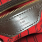 LOUIS VUITTON N51105 Damier Neverfull MM Neverfull MM Handbag Bag Shoulder Bag Tote Bag Damier Canvas Unisex Ebene Brown