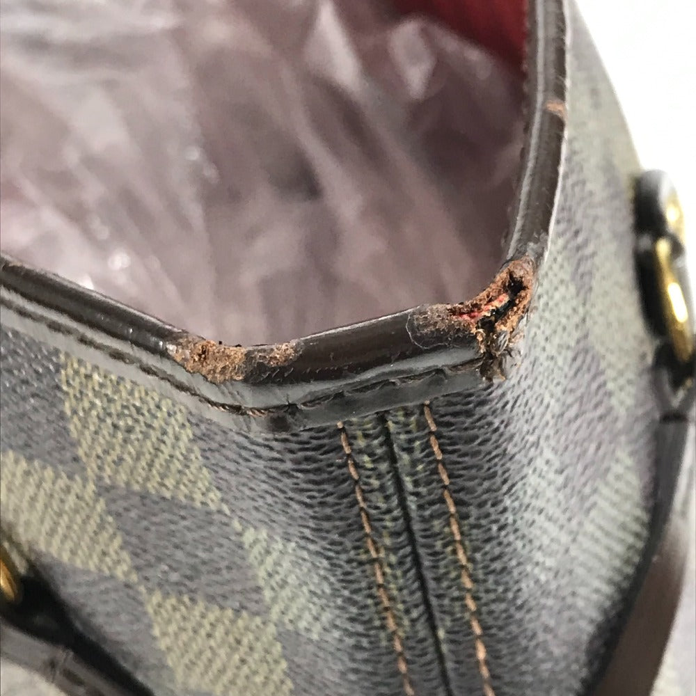 LOUIS VUITTON N51105 Damier Neverfull MM Neverfull MM Handbag Bag Shoulder Bag Tote Bag Damier Canvas Unisex Ebene Brown