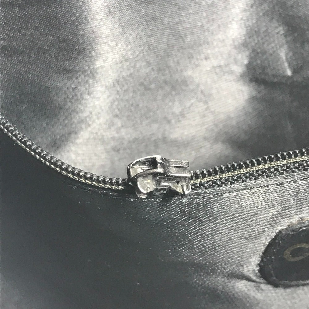 CHANEL ヴィンテージ CC ココマーク ロゴ Wチェーン カバン ハンドバッグ 肩掛け チェーンバッグ ショルダーバッグ パテントレザー レディース ブラック