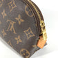 LOUIS VUITTON M47515 モノグラム ポシェット コスメティック PM メイクポーチ ポーチ 化粧ポーチ モノグラムキャンバス ユニセックス ブラウン