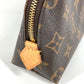 LOUIS VUITTON M47515 モノグラム ポシェット コスメティック PM メイクポーチ ポーチ 化粧ポーチ モノグラムキャンバス ユニセックス ブラウン