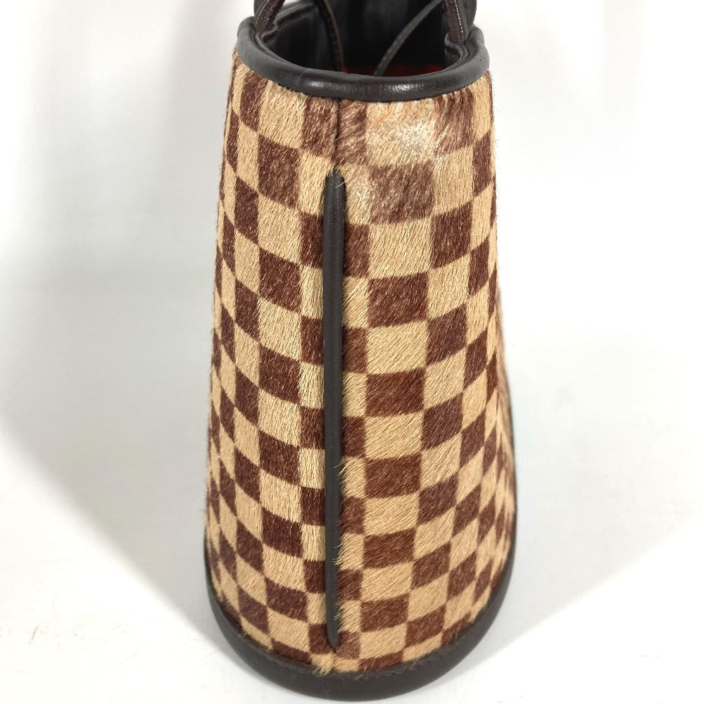 LOUIS VUITTON M92133 ダミエソバージュ インパラ カバン トートバッグ ハンドバッグ レザー/ハラコ ユニセックス ブラウン