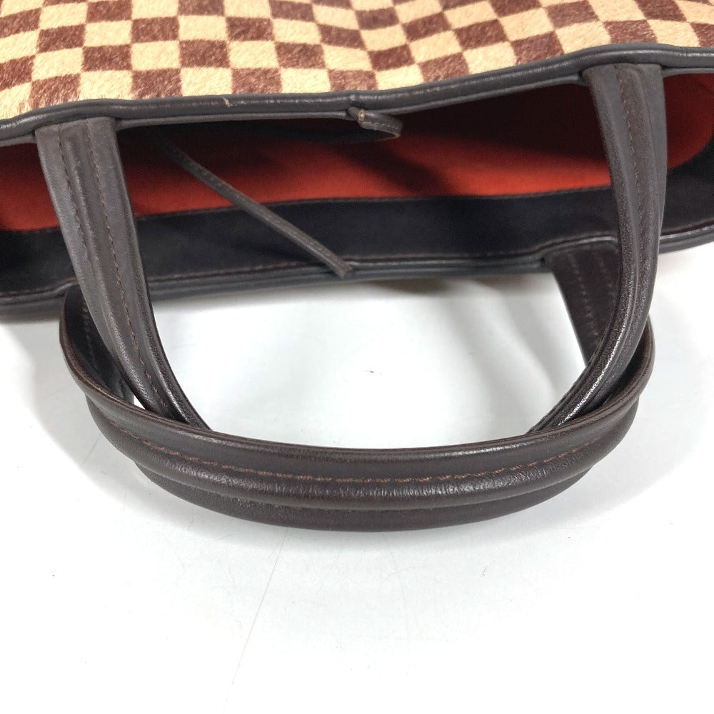 LOUIS VUITTON M92133 ダミエソバージュ インパラ カバン トートバッグ ハンドバッグ レザー/ハラコ ユニセックス ブラウン