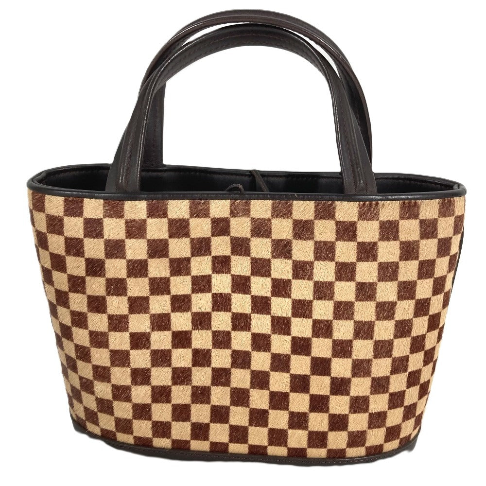 LOUIS VUITTON M92133 ダミエソバージュ インパラ カバン トートバッグ ハンドバッグ レザー/ハラコ ユニセックス ブラウン