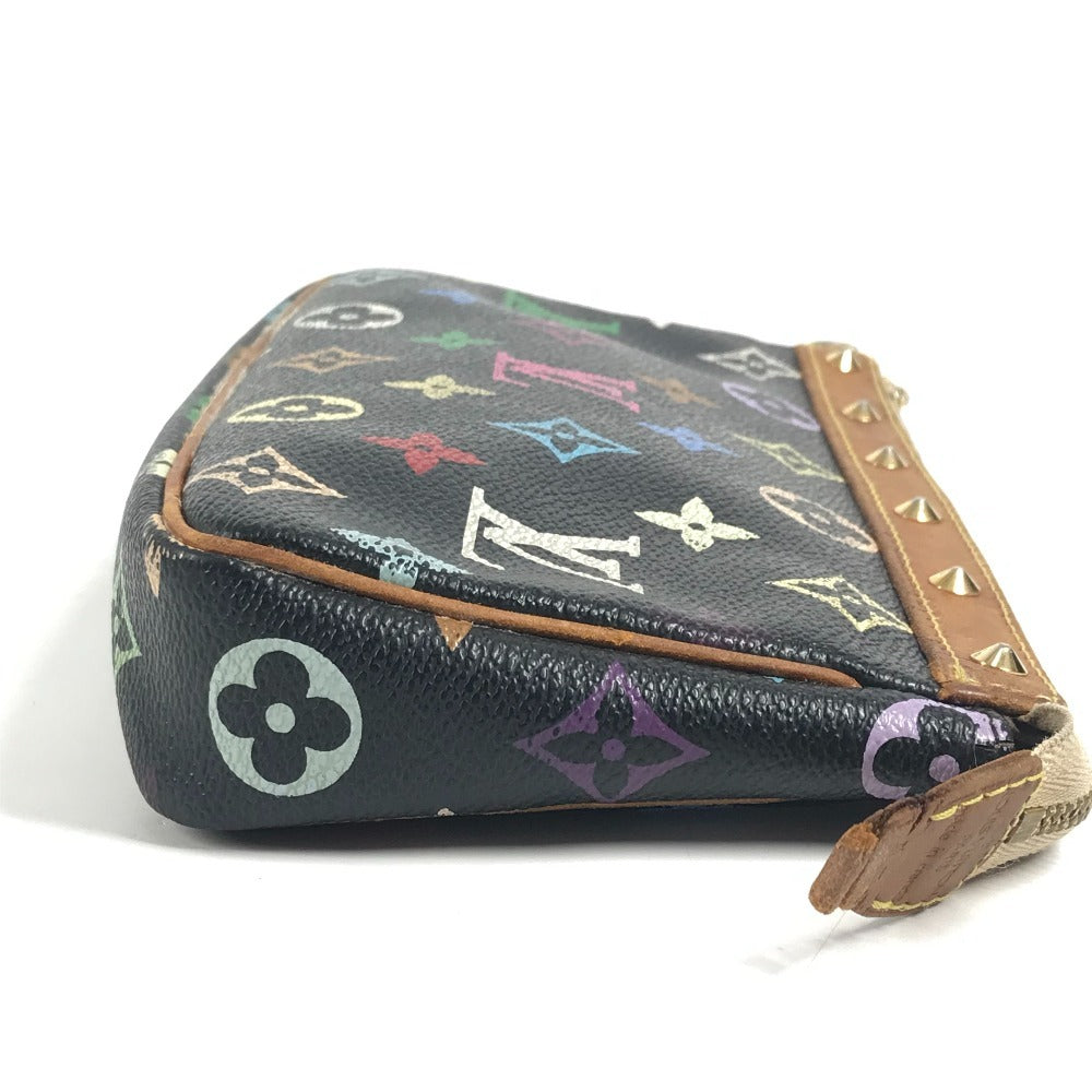 LOUIS VUITTON モノグラムマルチカラー ポシェットアクセソワール カバン ポーチ ショルダーバッグ モノグラムマルチカラーキャンバス レディース ノワール ブラック