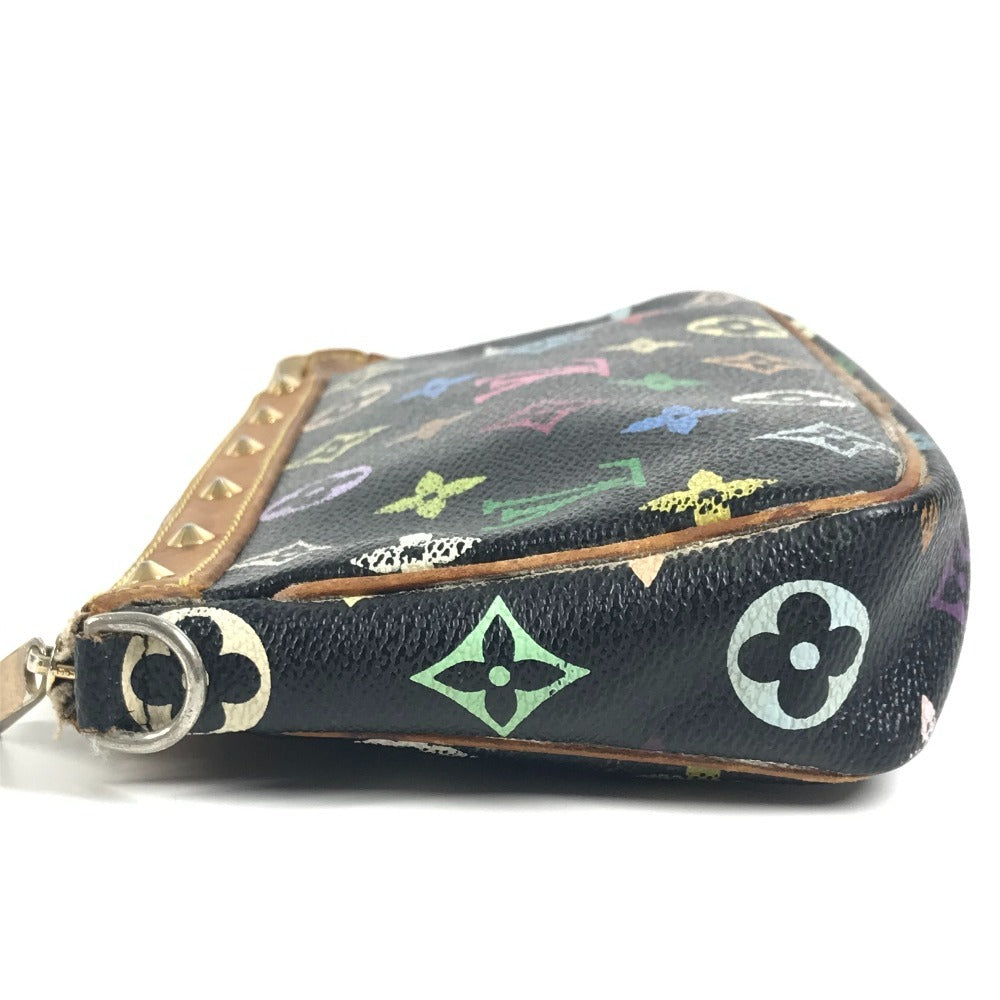 LOUIS VUITTON モノグラムマルチカラー ポシェットアクセソワール カバン ポーチ ショルダーバッグ モノグラムマルチカラーキャンバス レディース ノワール ブラック