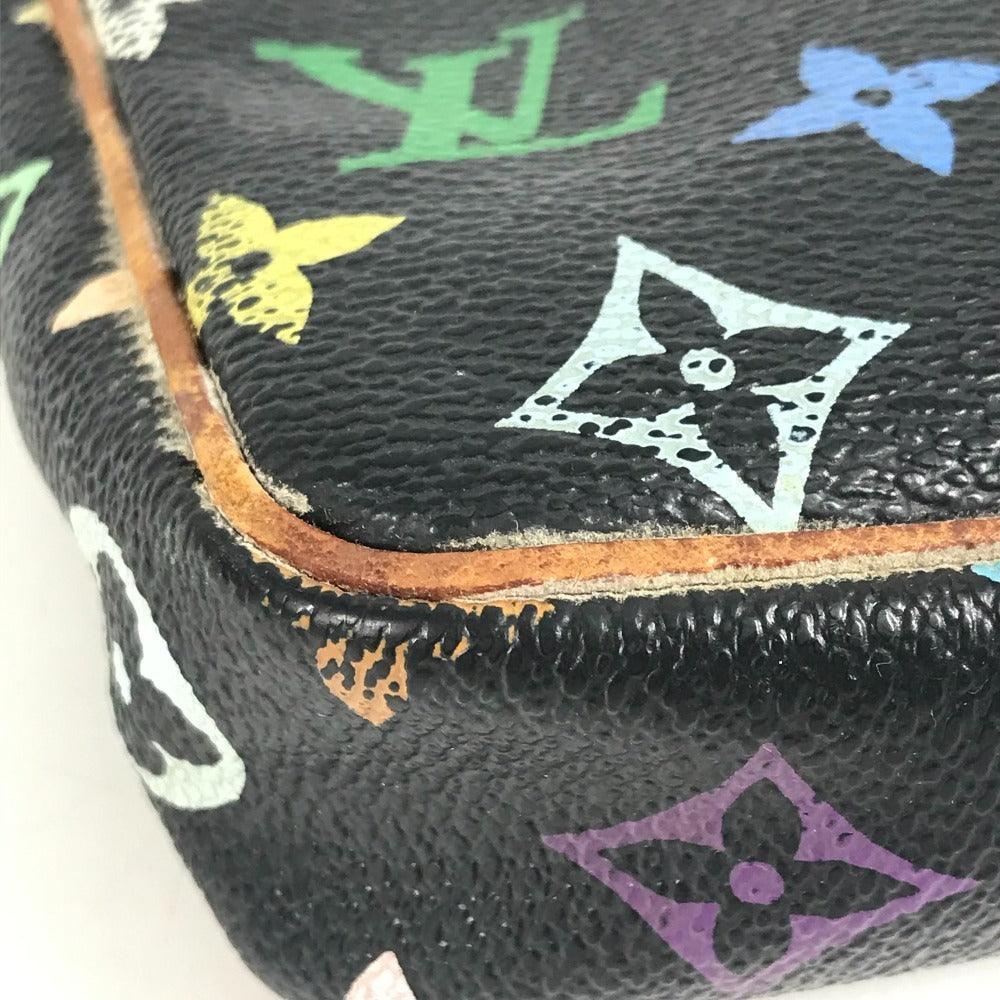 LOUIS VUITTON モノグラムマルチカラー ポシェットアクセソワール カバン ポーチ ショルダーバッグ モノグラムマルチカラーキャンバス レディース ノワール ブラック