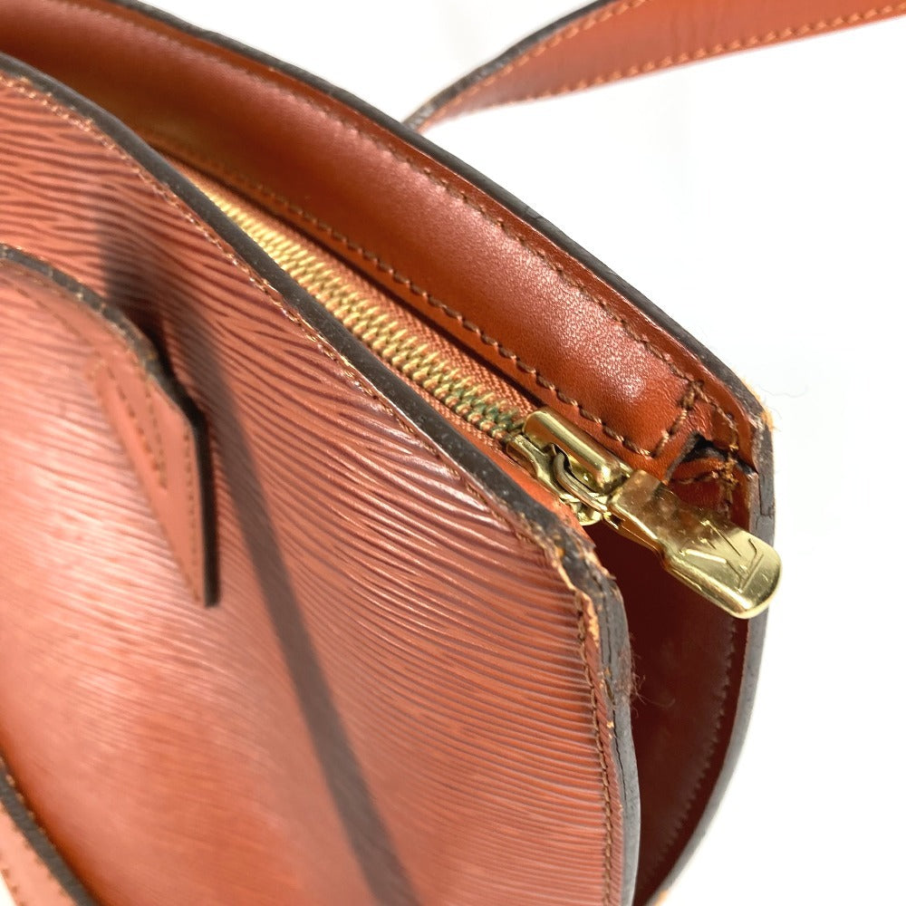LOUIS VUITTON M52263 エピ サンジャックショッピング トートバッグ ショルダーバッグ エピレザー レディース ケニアブラウン ブラウン