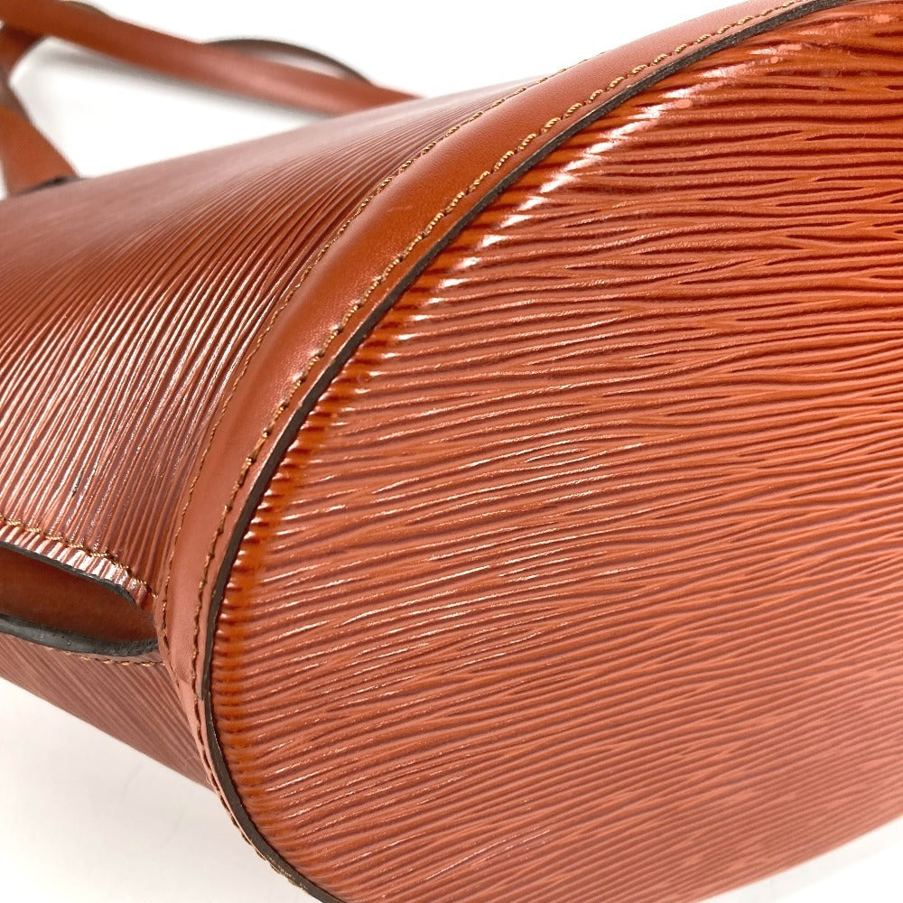LOUIS VUITTON M52263 エピ サンジャックショッピング トートバッグ ショルダーバッグ エピレザー レディース ケニアブラウン ブラウン