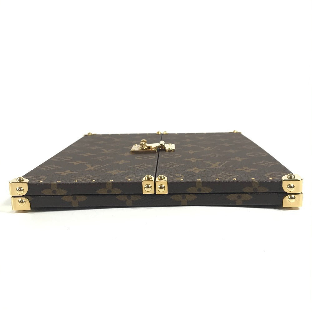 LOUIS VUITTON GI0554 モノグラム ホーム ミラー トランク インテリア 三面鏡 鏡 モノグラムキャンバス ユニセックス ブラウン