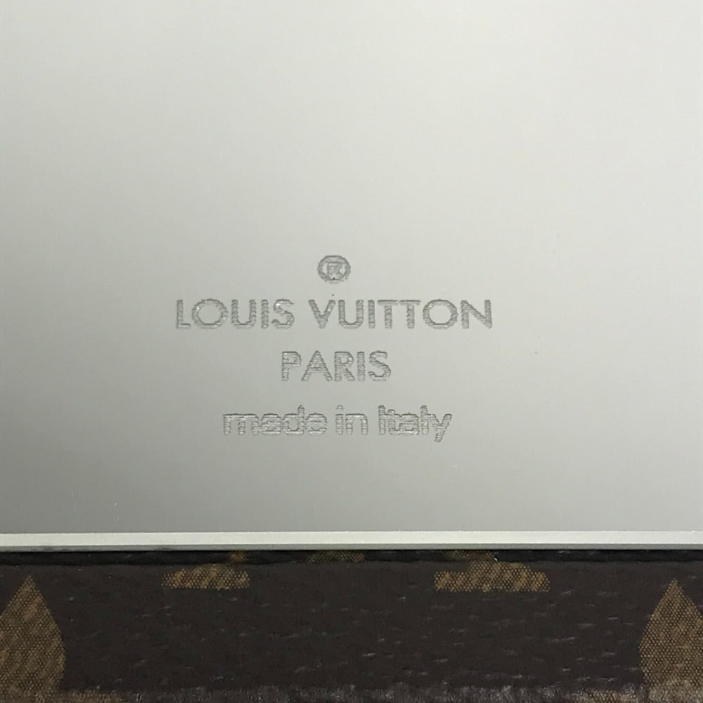 LOUIS VUITTON GI0554 モノグラム ホーム ミラー トランク インテリア 三面鏡 鏡 モノグラムキャンバス ユニセックス ブラウン