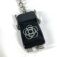 CHANEL 17S ロボット ラインストーン バッグチャーム キーホルダー プラスチック レディース ブラック