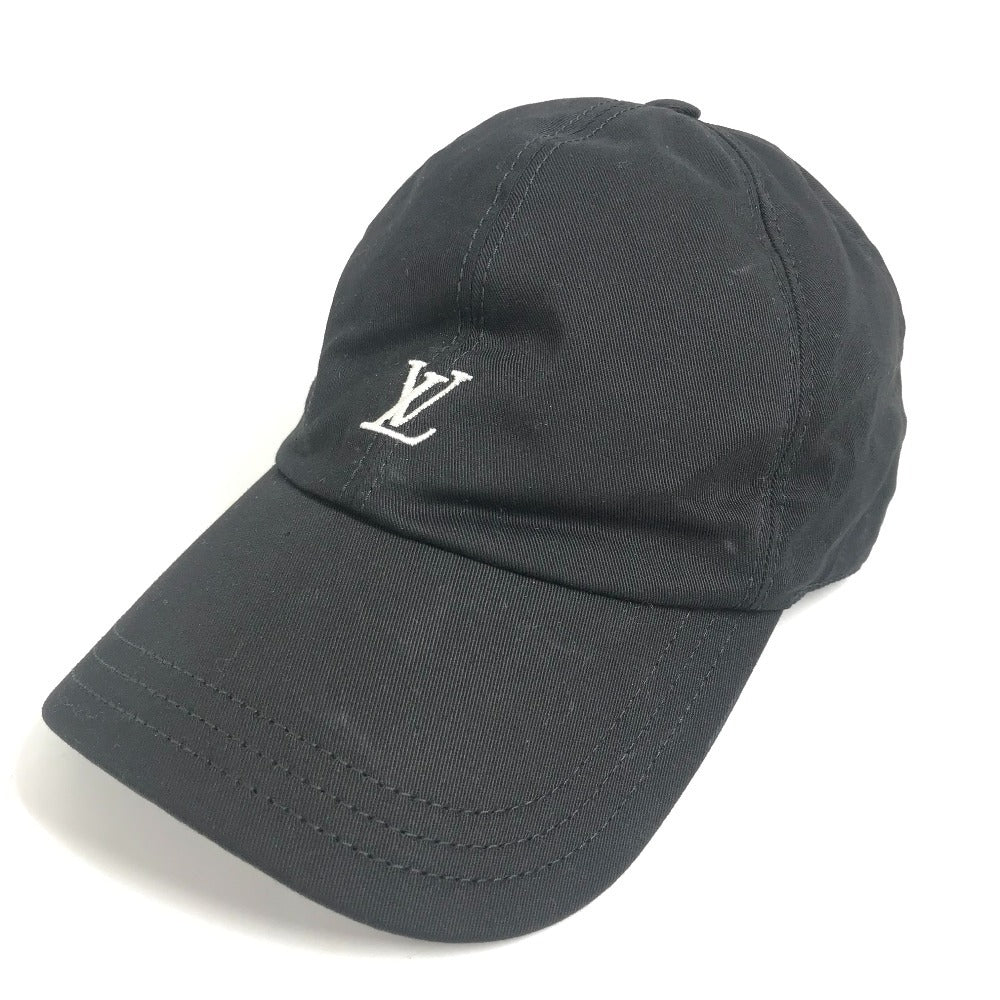 LOUIS VUITTON M5154M LVロゴ キャップ LV リーグ 帽子 キャップ帽 ベースボール キャップ コットン ユニセックス ブラック