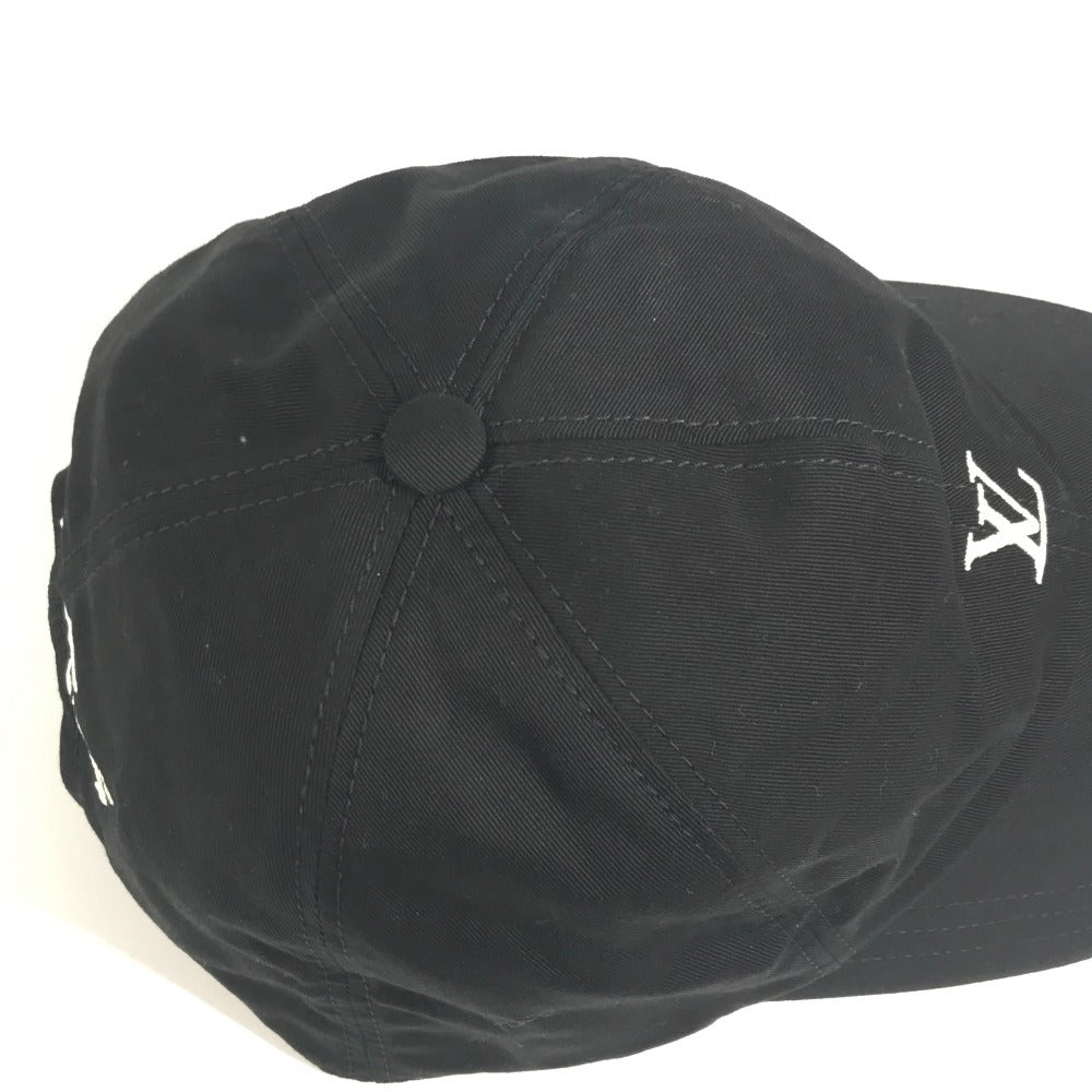 LOUIS VUITTON M5154M LVロゴ キャップ LV リーグ 帽子 キャップ帽 ベースボール キャップ コットン ユニセックス ブラック