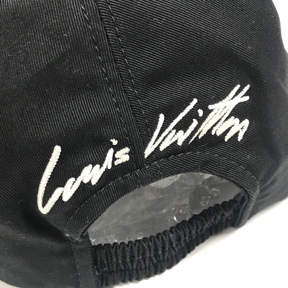 LOUIS VUITTON M5154M LVロゴ キャップ LV リーグ 帽子 キャップ帽 ベースボール キャップ コットン ユニセックス ブラック