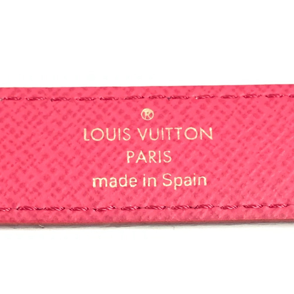 LOUIS VUITTON 不明 モノグラムマルチカラー サンチュールイニシャル アクセサリー バックル ボトムス用ベルト 細ベルト ベルト モノグラムマルチカラーキャンバス レディース ブロン ホワイト