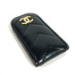 CHANEL CC ココマーク ロゴ Vステッチ 財布 札ばさみ マネークリップ レザー ユニセックス ブラック