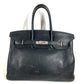 HERMES バーキン35 バーキン 35 カバン トートバッグ ハンドバッグ レザー ユニセックス ブラック