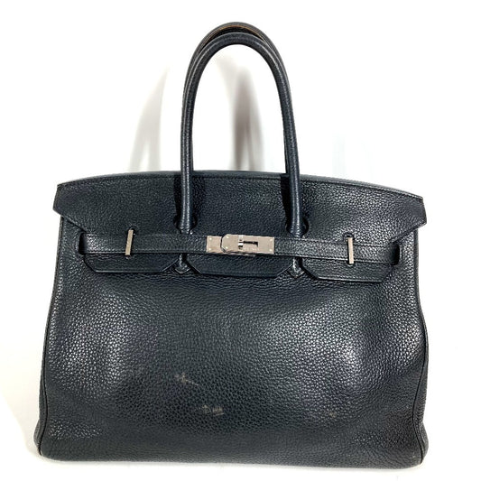 HERMES バーキン35 バーキン 35 カバン トートバッグ ハンドバッグ レザー ユニセックス ブラック