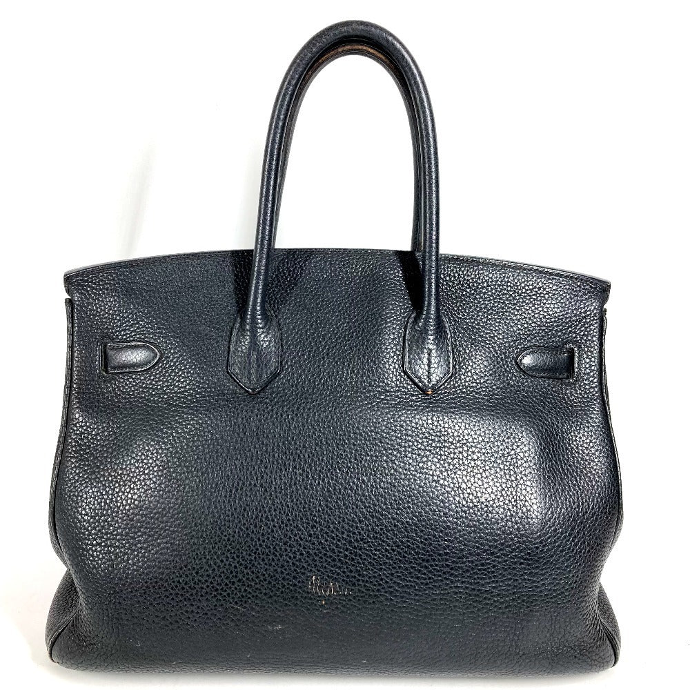 HERMES バーキン35 バーキン 35 カバン トートバッグ ハンドバッグ レザー ユニセックス ブラック