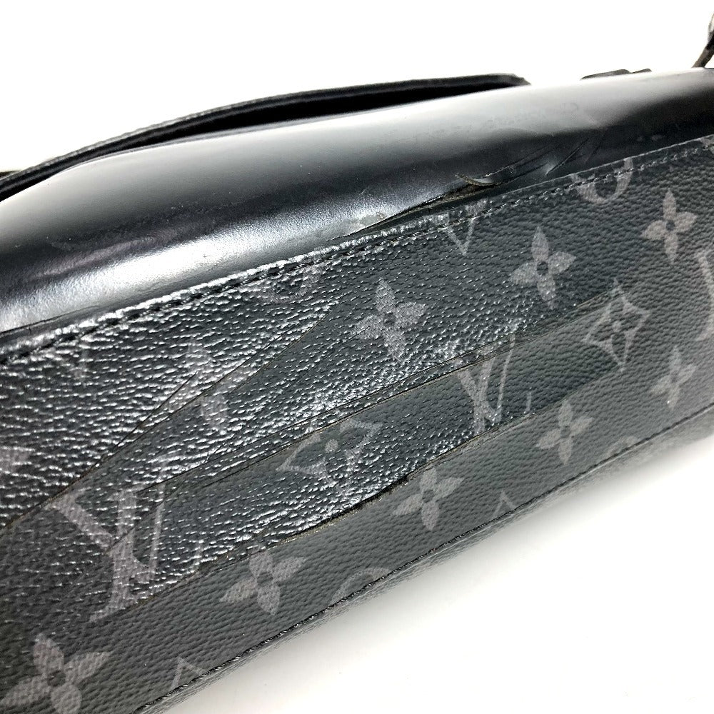 LOUIS VUITTON M40511 モノグラムエクリプス メッセンジャー ヴォワヤージュPM カバン 斜め掛け フラップ ショルダーバッグ モノグラムエクリプスキャンバス ユニセックス ブラック