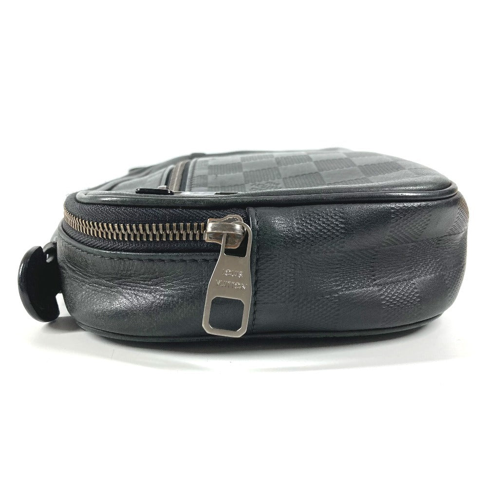 LOUIS VUITTON N41288 ダミエアンフィニ アンブレール 2WAY ハンドバッグ カバン ベルトバッグ ボディバッグ ダミエアンフィニレザー ユニセックス オニキス ブラック