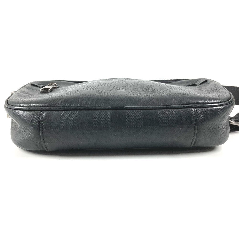 LOUIS VUITTON N41288 ダミエアンフィニ アンブレール 2WAY ハンドバッグ カバン ベルトバッグ ボディバッグ ダミエアンフィニレザー ユニセックス オニキス ブラック