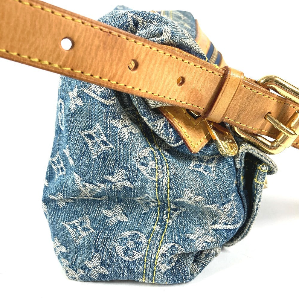LOUIS VUITTON M95049 モノグラムデニム バギーPM バギー PM 斜め掛け ポケット カバン ２WAYバッグ 肩掛け ショルダーバッグ モノグラムデニム レディース ブルー