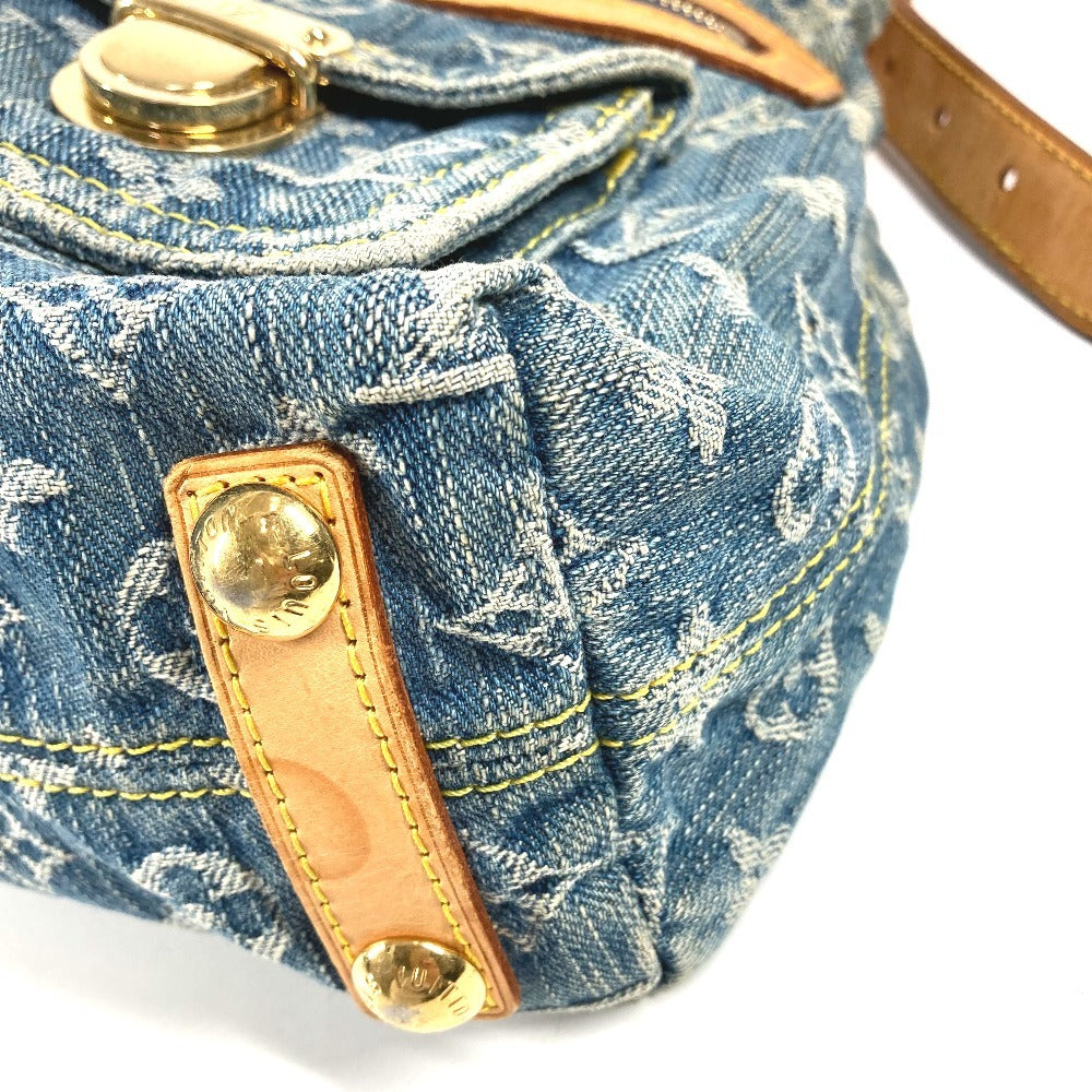 LOUIS VUITTON M95049 モノグラムデニム バギーPM バギー PM 斜め掛け ポケット カバン ２WAYバッグ 肩掛け ショルダーバッグ モノグラムデニム レディース ブルー