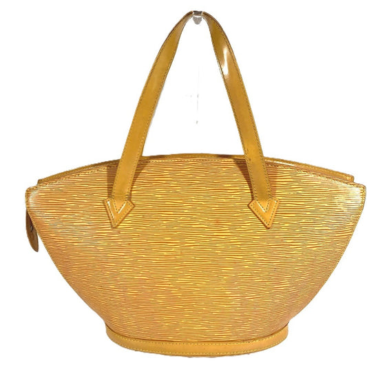 LOUIS VUITTON M52279 エピ サンジャック カバン トートバッグ ハンドバッグ エピレザー ユニセックス タッシリイエロー イエロー