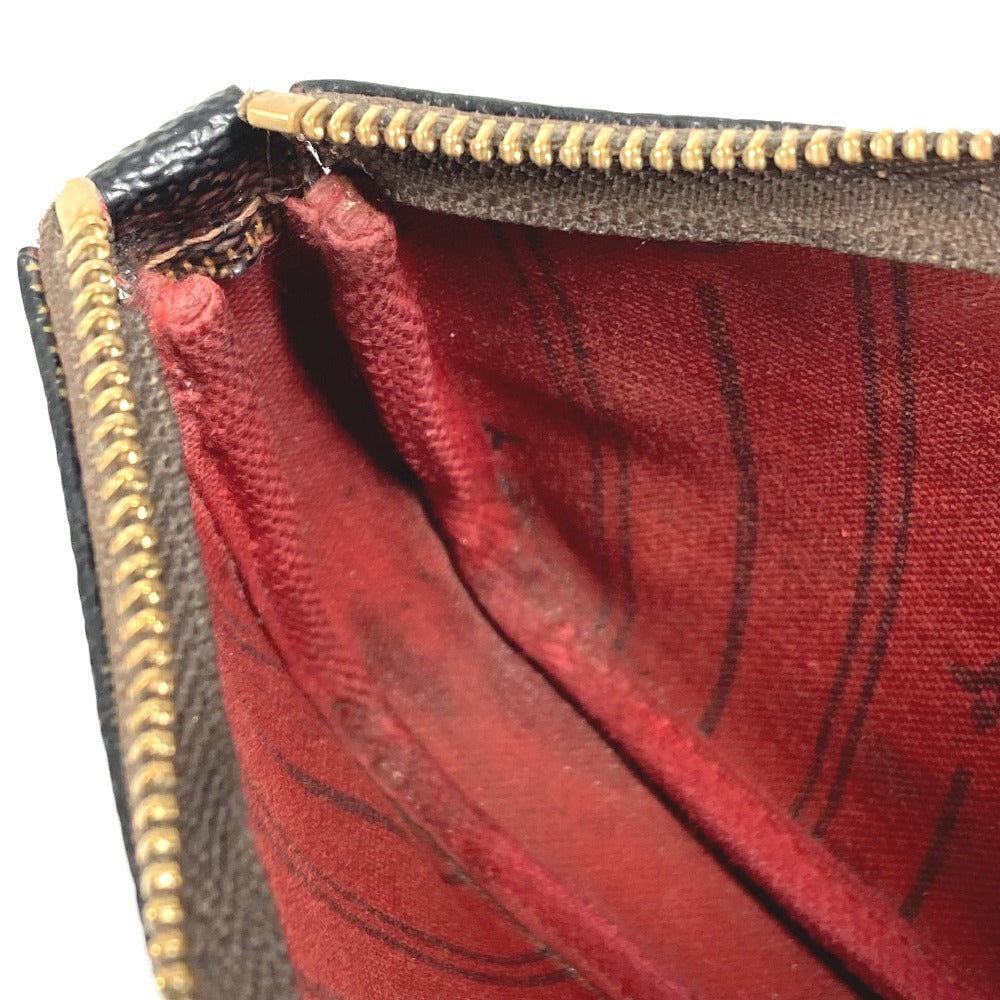 LOUIS VUITTON N58011 ダミエ ミニポシェット アクセソワール T&B ミニバッグ ハンドバッグ チェーンバッグ アクセサリーポーチ ダミエキャンバス レディース ブラウン