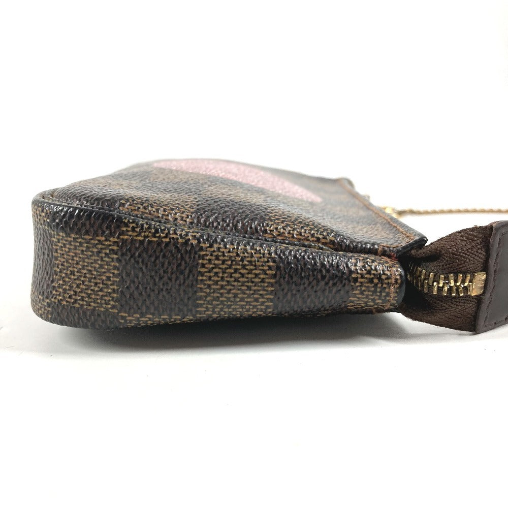 LOUIS VUITTON N58011 ダミエ ミニポシェット アクセソワール T&B ミニバッグ ハンドバッグ チェーンバッグ アクセサリーポーチ ダミエキャンバス レディース ブラウン