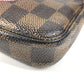 LOUIS VUITTON N58011 ダミエ ミニポシェット アクセソワール T&B ミニバッグ ハンドバッグ チェーンバッグ アクセサリーポーチ ダミエキャンバス レディース ブラウン