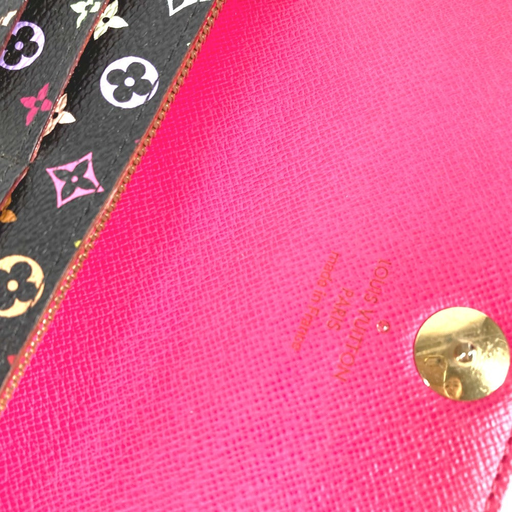 LOUIS VUITTON M93747 モノグラムマルチカラー ポルトフォイユ サラ 財布 ウォレット フラップ ロングウォレット 長財布 モノグラムマルチカラーキャンバス レディース ノワール ブラック