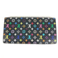 LOUIS VUITTON M93747 モノグラムマルチカラー ポルトフォイユ サラ 財布 ウォレット フラップ ロングウォレット 長財布 モノグラムマルチカラーキャンバス レディース ノワール ブラック