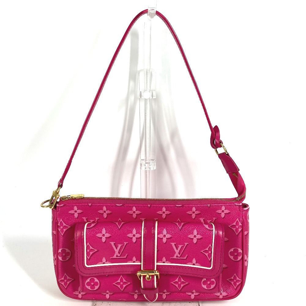 LOUIS VUITTON M46161 モノグラム マキシポシェットアクセソワール カバン 2WAYバッグ 斜め掛け ポシェット ハンドバッグ ショルダーバッグ モノグラムキャンバス レディース フューシャ ピンク