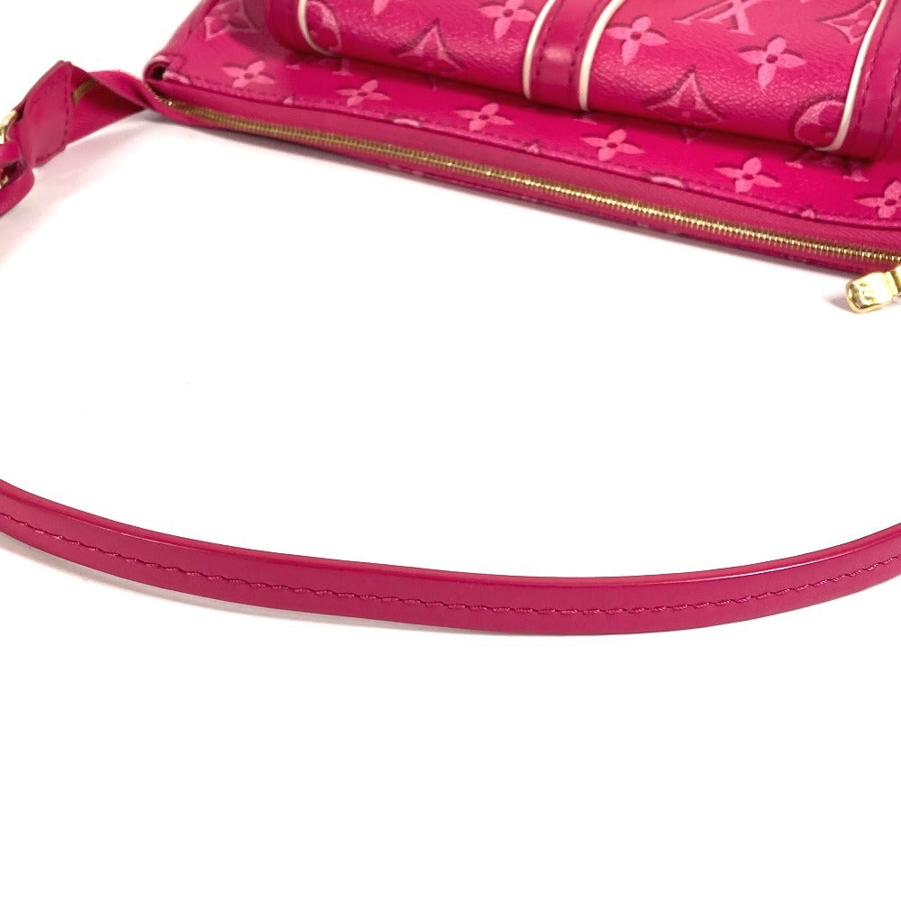 LOUIS VUITTON M46161 モノグラム マキシポシェットアクセソワール カバン 2WAYバッグ 斜め掛け ポシェット ハンドバッグ ショルダーバッグ モノグラムキャンバス レディース フューシャ ピンク