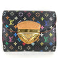 LOUIS VUITTON M60283 モノグラムマルチカラー ポルトフォイユ ジョイ 財布 ウォレット コンパクトウォレット 3つ折り財布 モノグラムマルチカラーキャンバス レディース ヴィオレ ブラック