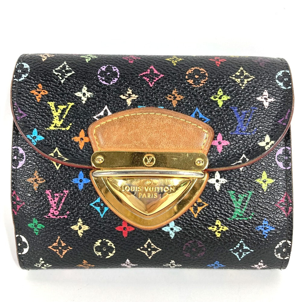 LOUIS VUITTON M60283 モノグラムマルチカラー ポルトフォイユ ジョイ 財布 ウォレット コンパクトウォレット 3つ折り財布 モノグラムマルチカラーキャンバス レディース ヴィオレ ブラック