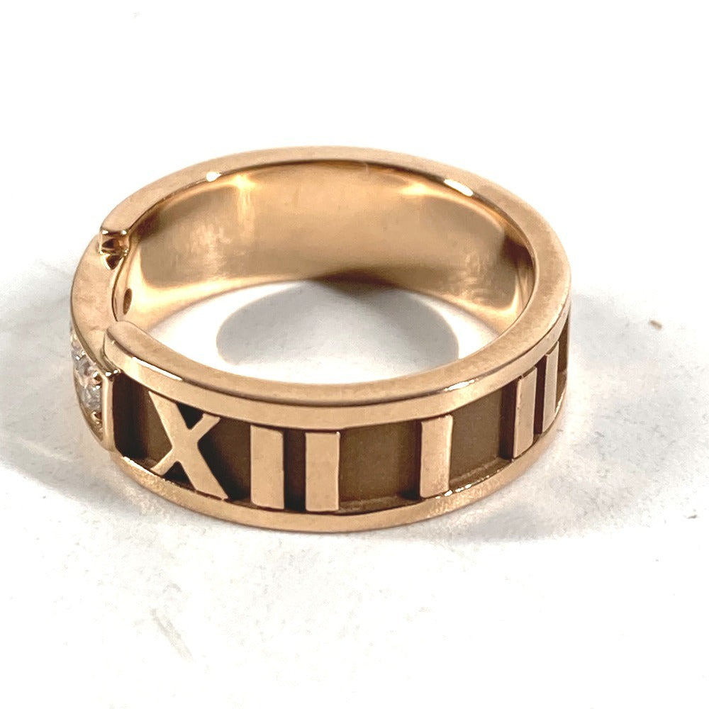 TIFFANY&Co. K18 金 18K アトラス 3P ダイヤ ダイヤモンド アクセサリー ジュエリー リング・指輪 Au750 レディース ピンクゴールド